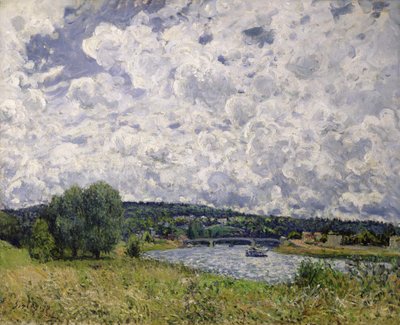 Die Seine bei Suresnes, 1877 von Alfred Sisley